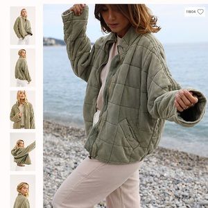 POPULAR💖 Dolman Quilted Knit Jacket: Free People